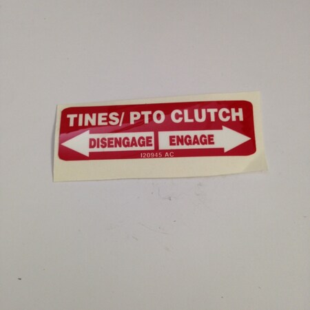 Mtd Label-Tines/Pto Cl 777I20945